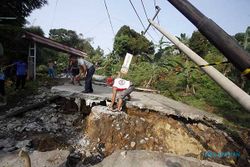 Bencana Tanah Bergerak Landa Wilayah Bogor, Belasan Rumah Rusak