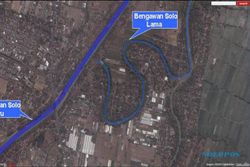 Panjang Sungai Bengawan Solo Berkurang 9 Kilometer Sejak Pelurusan 1990-an