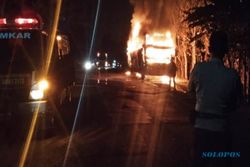 Kronologi Bus Gunung Harta Ludes Terbakar di Situbondo, 17 Penumpang Selamat