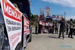 Aliansi Masyarakat Boyolali Menggugat Demo Kenaikan Harga BBM di Simpang Lima