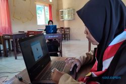 Modern! SMA IT Al Huda Wonogiri Terapkan e-Voting saat Pilih Ketua OSIS