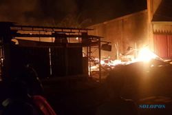 Bakar Sampah di Kamar, Rumah Warga Eromoko Wonogiri Ludes Dilalap Api