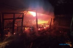 Gudang dan Garasi Terbakar di Ngemplak Boyolali, Seorang Warga Lansia Terluka
