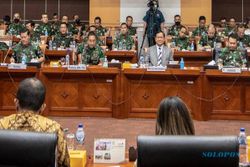 Dampingi Menhan Prabowo Subianto, Panglima TNI dan KSAD Hadir di DPR