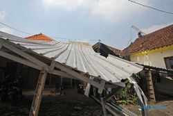 Angin Puting Beliung Terjang Wilayah Sidoarjo Jatim, Ini Dampaknya