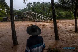 Banjir Susulan Terjang Wilayah Lebak, Sejumlah Rumah Rusak dan Jembatan Putus