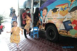 Asyik! Program Bus Jemput Anak Sekolah ke Perpustakaan Klaten Kembali Bergulir