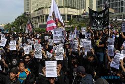 Ratusan Suporter Bola di Jakarta Demo Tuntut Pengusutan Tragedi Kanjuruhan