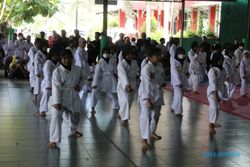 Didominasi Pelajar, 440 Karateka di Klaten Ikuti Ujian Kenaikan Tingkat