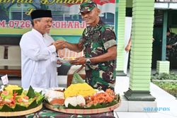 Rayakan HUT ke-77 TNI, Elemen Masyarakat Datangi Kodim Sukoharjo