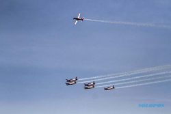 Latihan Flypast Pesawat Jupiter & F-16 di Langit Jakarta, Persiapan HUT TNI AU