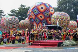 28 Balon Tradisional Warnai Peringatan Sumpah Pemuda Tingkat Jateng di Wonosobo