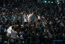 Momen Cak Imin dan Prabowo Subianto Tampil Bareng Ditengah Ribuan Kader PKB