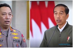 Misteri Kantong Mata Presiden Jokowi dan Kapolri Listyo Sigit