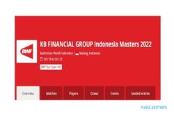Turnamen Bulu Tangkis Indonesia Masters 2022 di Malang Diikuti 259 Pemain