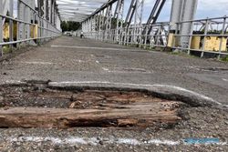 Perbaikan Jembatan Jurug A Solo Disetujui, Lantai Lapuk Berlubang akan Diganti
