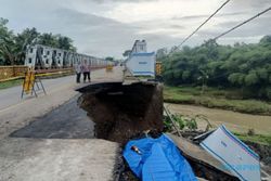 Oprit Jembatan Longsor, Bina Marga segera Perbaiki Jembatan Margasana Banyumas