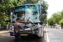 Sempat Pingsan Setelah Terserempet Bus Sugeng Rahayu, Warga Klaten Ini Selamat