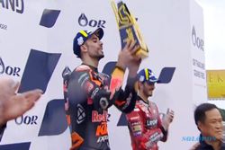 Raja Lintasan Basah, Miguel Oliveira Juarai MotoGP Thailand