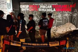 Solidaritas atas Tragedi Kanjuruhan Malang, Seniman Mural Solo Beraksi