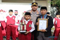 Juara III Polcil se-Jateng, Kapolres Serahkan Piala ke SD Muh. Plus Salatiga