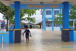 SMKN 1 Temon Kulonprogo Kebanjiran, Kegiatan Belajar Mengajar Dialihkan Daring