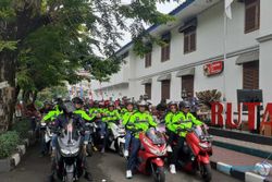 Seratusan Pegawai Kanwil Kemenkumham Jateng Ikuti Touring Solo-Tawangmangu