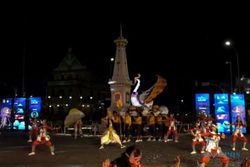 Kemeriahan Wayang Jogja Night Carnival saat Perayaan HUT ke-266 Kota Jogja