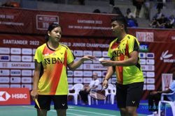 Zaidan/Felisha Tanpa Kesulitan Rebut Tiket Babak Keempat Kejuaraan Dunia Junior