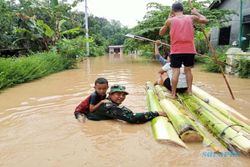 Total 6.996 KK di Sukoharjo Diterjang Banjir, Ketinggian Air hingga 2 Meter