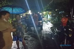 Banjir Mulai Surut Tapi Ruas Jalan Raya Kalikebo Klaten Belum Bisa Dilintasi