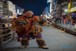 Viral di Medsos, Pemuda Klaten Kenakan Kostum Buto Gedruk di Halloween Jepang
