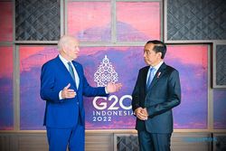Momen Keakraban Jokowi dan Joe Biden saat Pertemuan Bilateral Jelang KTT G20