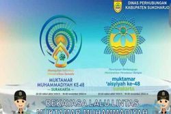 Catat! Ini Pengalihan Arus Sukoharjo Selama 3 Hari Muktamar Muhammadiyah