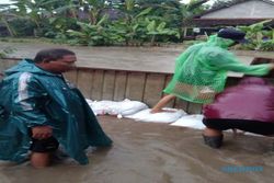 Breaking News: Hujan Deras, Kecamatan Weru Sukoharjo Terendam Banjir Lagi