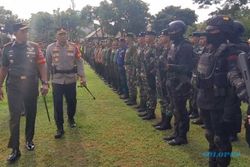 Ribuan Personel Ikuti Apel Gelar Pasukan Pengamanan Presiden Jokowi di Solo