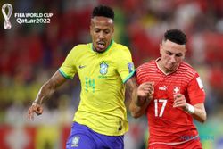 Babak Pertama Rampung, Brasil vs Swiss 0-0