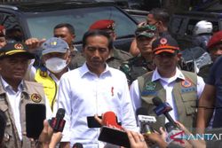 Kembali ke Cianjur, Presiden Jokowi Pastikan Evakuasi dan Distribusi Logistik