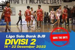 Liga Basket Solo Bank BJB Divisi 2 Bergulir Desember, Catat Tanggalnya!