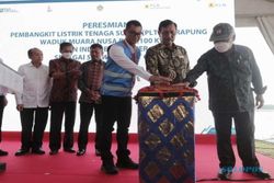 Diresmikan Menko Luhut, PLTS Terapung PLN Nusa Dua Bali Suplai Listrik KTT G20