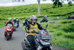 Seru! Ratusan Bikers Ramaikan Maxi Yamaha Day di Telaga Madirda Karanganyar