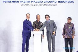 Resmi! Perusahaan Raksasa Otomotif Italia Piaggio Punya Pabrik di Indonesia