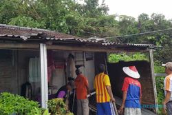 Puting Beliung Sapu Kerdukepik Wonogiri, Sejumlah Atap Rumah Warga Hilang