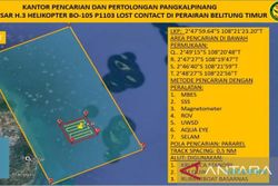 Tim SAR Kerahkan 3 Kapal Pendeteksi Cari Helikopter Polri Jatuh di Belitung