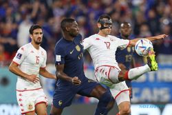 Skor Babak I Tunisia vs Prancis Masih Sama Kuat 0-0