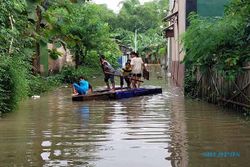 Sejumlah Wilayah di 2 Kecamatan di Sukoharjo Terendam Banjir