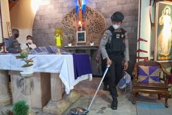 5 Gereja Besar di Sragen Disterilkan, Polres Larang Jemaat Bawa Tas Ransel