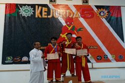SMK Mutuharjo Borong 5 Medali di Kejurda V Tapak Suci Sukoharjo 2022