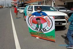 Satpol PP Klaten Copoti Banner Dukungan Pencapresan Ganjar Pranowo