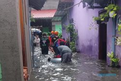 Update Banjir di Solo, Ratusan Rumah Terendam, Kelurahan Tampung Pengungsi
